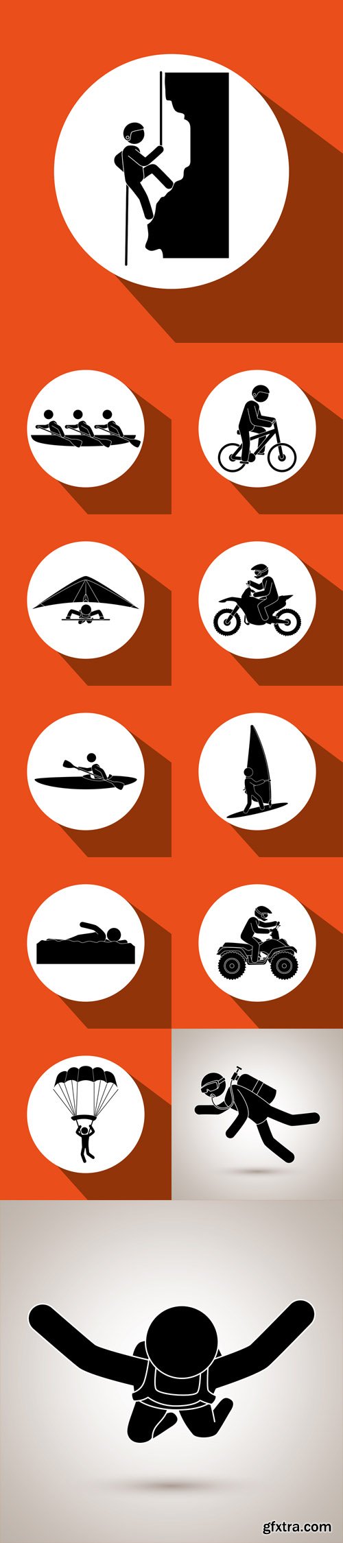 Vector Set - Extreme Sport Design