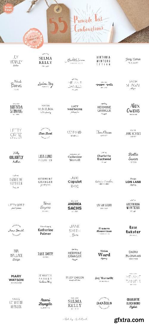 Logo Creator 380+ Elements & Mock-Ups 665579