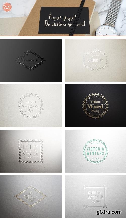Logo Creator 380+ Elements & Mock-Ups 665579
