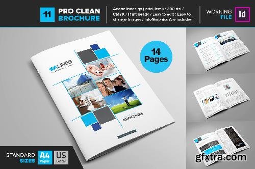 CreativeMarket Clean Brochure Template 11 662376