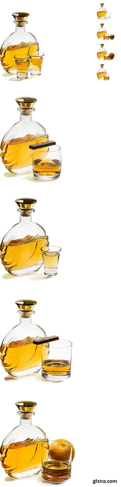 Bottle and shot glass tequila 2
