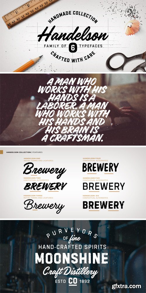 Handelson Font Family Handelson Font Family