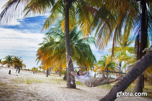 Man in a Hammock on Vacation 25xJPG