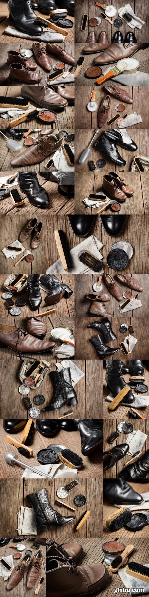 Сleaning shoes
