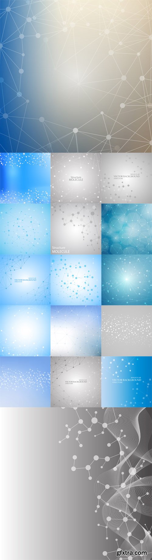 Vector Set - Structure Molecule and Communication Dna Atom Neurons Vector Set - Structure Molecule and Communication Dna Atom Neurons