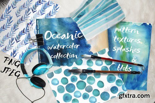 CM - Oceanic watercolor collection! 664548 CM - Oceanic watercolor collection! 664548