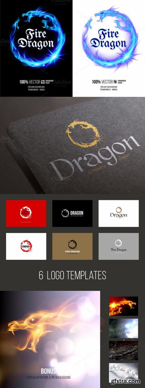 CM - Vector Illustration of Fire Dragon 673824 CM - Vector Illustration of Fire Dragon 673824