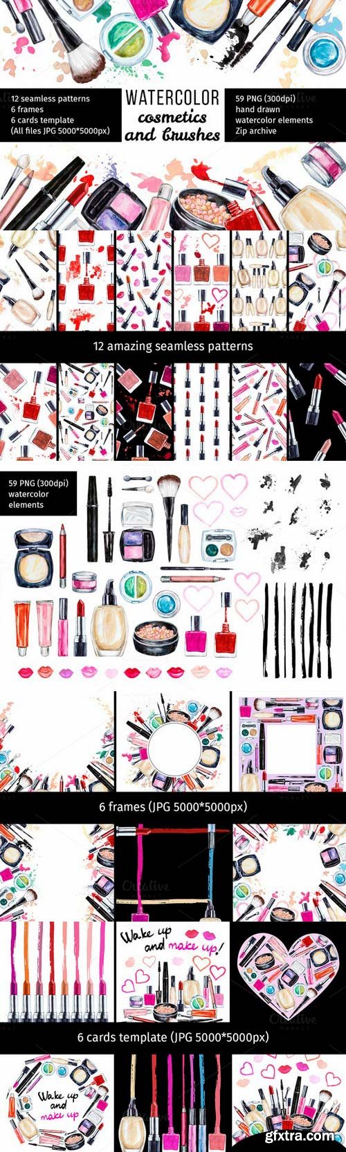 CM - Watercolor cosmetic collection 677953