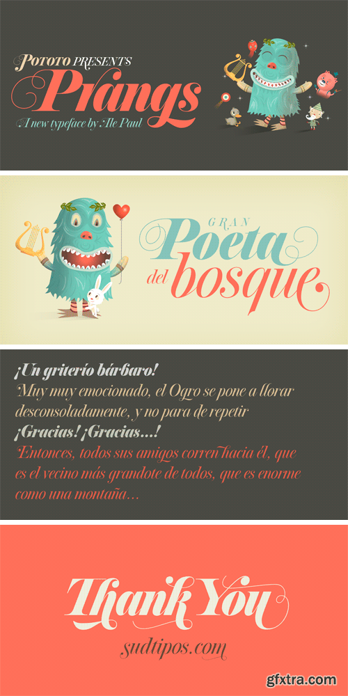 Prangs Font Family Prangs Font Family