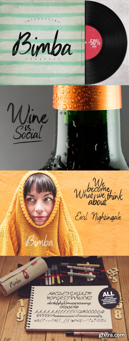 CM - Bimba Typeface 678913