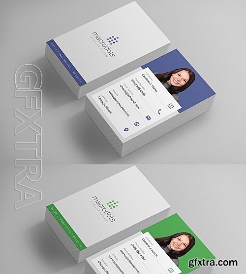 CM Clean Corporate Business Card 703992 GFxtra