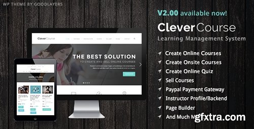 ThemeForest - Clever Course v2.05 - Learning Management System Theme - 8645312