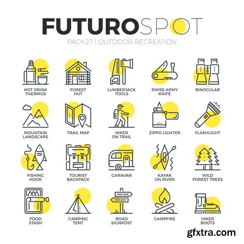 Futuro Spot Icons 20xEPS