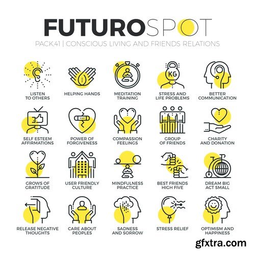 Futuro Spot Icons 20xEPS
