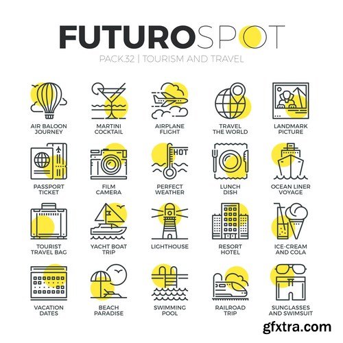 Futuro Spot Icons 20xEPS