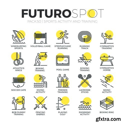 Futuro Spot Icons 20xEPS