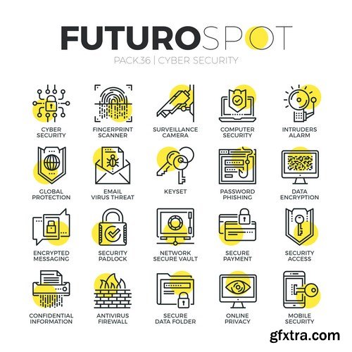 Futuro Spot Icons 20xEPS
