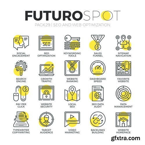 Futuro Spot Icons 20xEPS