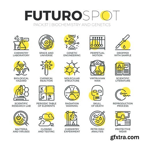 Futuro Spot Icons 20xEPS