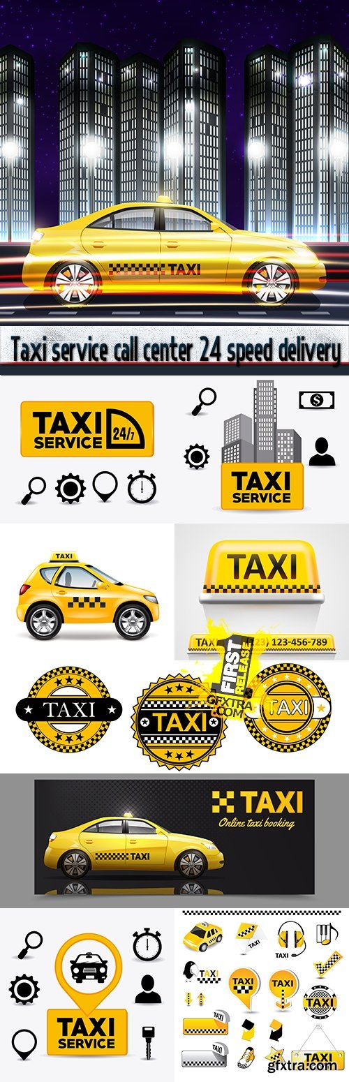 Taxi service call center 24 speed delivery