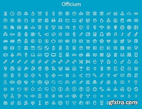Ai, EPS, PNG, SVG Vector Icons - Officium - Office and General Use Icons