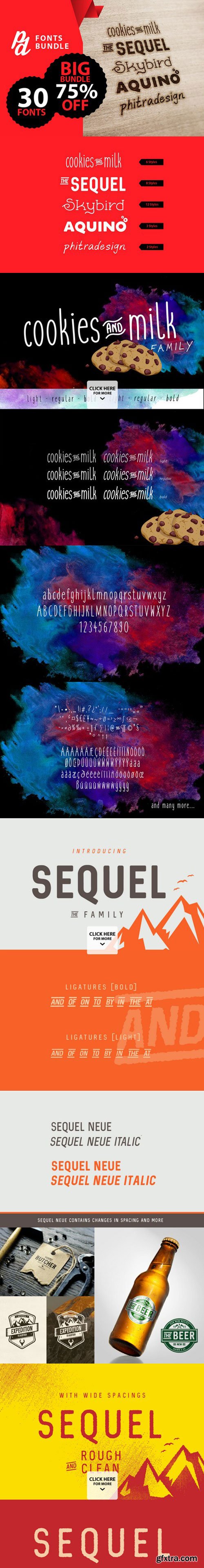PD Fonts Bundle 698805