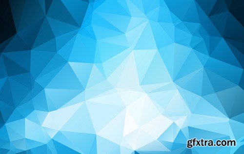 Abstract Polygonal Triangular Background - 25xEPS