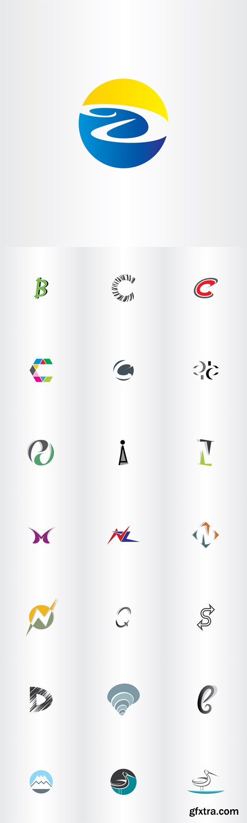 Vector Set - 22 Different Logos V4