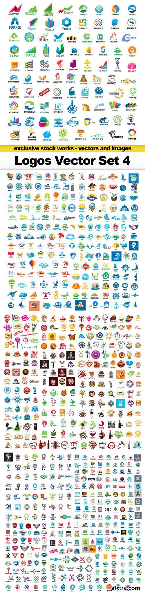 Logos Vector Set 4 4xEPS GFxtra