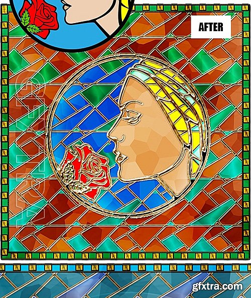 GraphicRiver Mosaic Stained Glass Action 16251956 » GFxtra