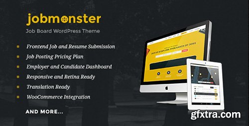 ThemeForest - Jobmonster v3.1.1 - Job Board WordPress Theme - 10965446