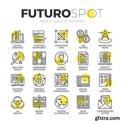 Futuro Spot Icons 2 - 25xEPS