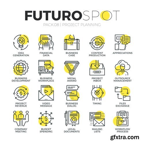 Futuro Spot Icons 2 - 25xEPS