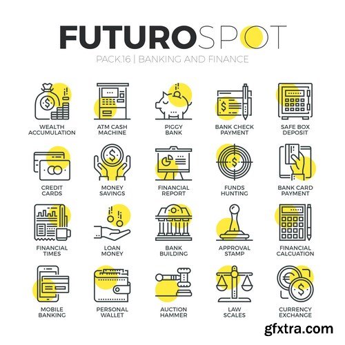 Futuro Spot Icons 2 - 25xEPS