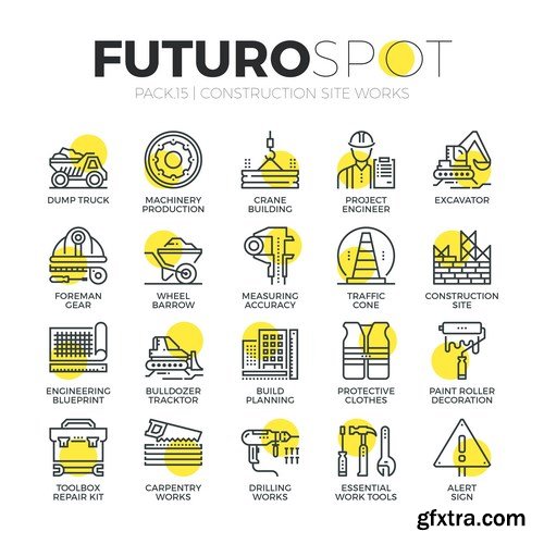 Futuro Spot Icons 2 - 25xEPS