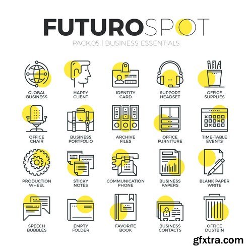 Futuro Spot Icons 2 - 25xEPS