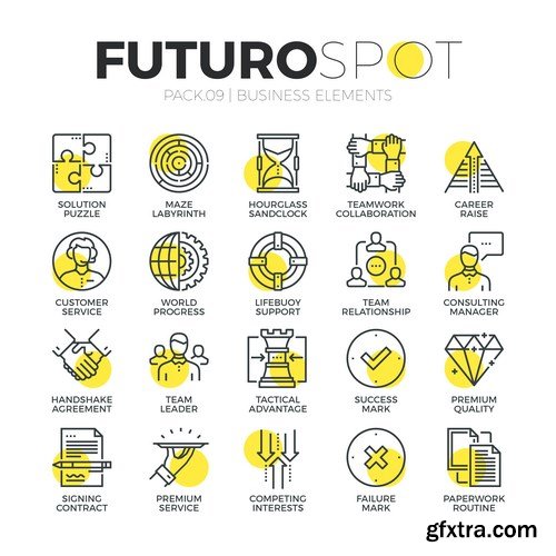 Futuro Spot Icons 2 - 25xEPS