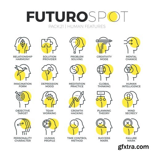 Futuro Spot Icons 2 - 25xEPS