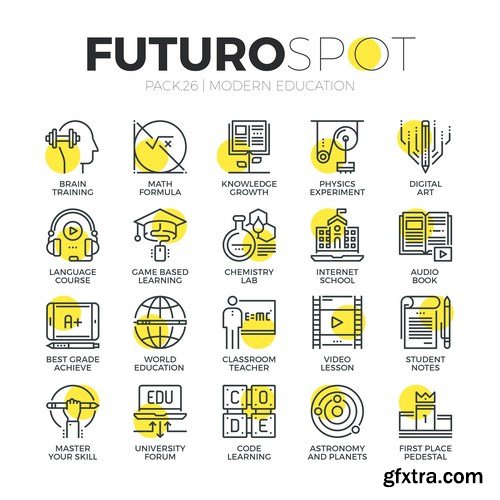 Futuro Spot Icons 2 - 25xEPS