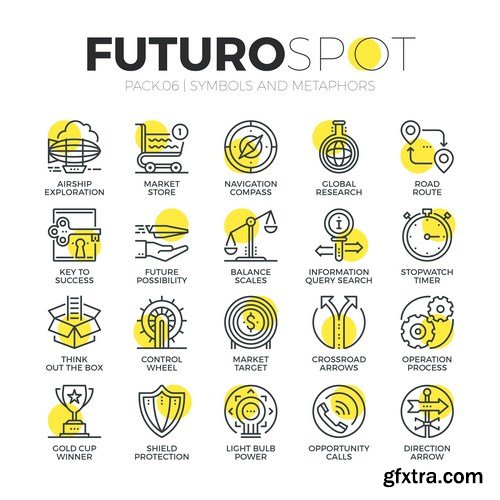 Futuro Spot Icons 2 - 25xEPS