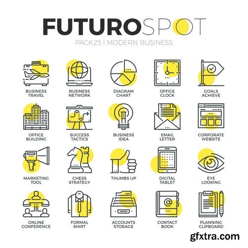 Futuro Spot Icons 2 - 25xEPS
