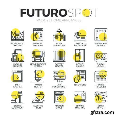 Futuro Spot Icons 2 - 25xEPS