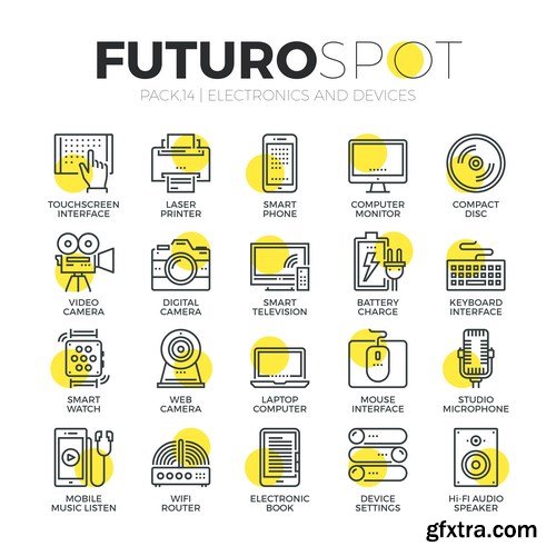 Futuro Spot Icons 2 - 25xEPS