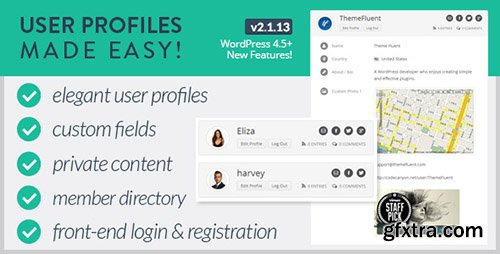 CodeCanyon - User Profiles Made Easy v2.1.13 - WordPress Plugin - 4109874