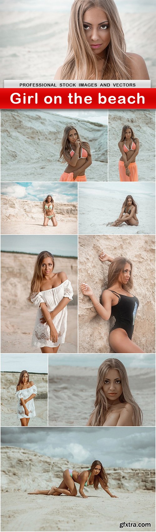 Girl on the beach - 10 UHQ JPEG
