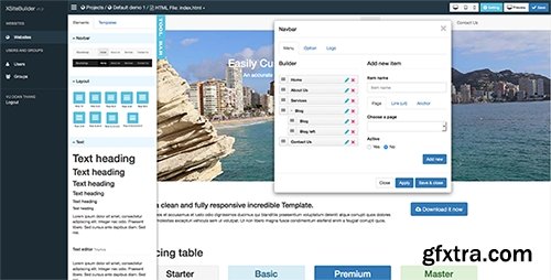 CodeCanyon - XSiteBuilder v1.1 - Drag Drop Site Builder - 15918657