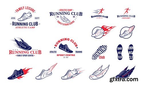 Labels &amp; Badges Vector Series 8 - 18xEPS