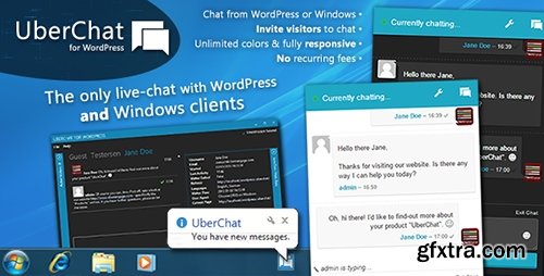 CodeCanyon - Uber Chat v2.2.1 - Ultimate Live Chat with Windows Client - 9963702