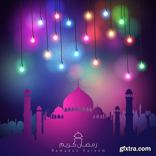 Eid Mubarak Papercut Style 2 - 48 EPS Eid Mubarak Papercut Style 2 - 48 EPS