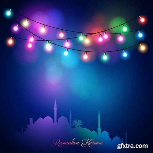 Eid Mubarak Papercut Style 2 - 48 EPS Eid Mubarak Papercut Style 2 - 48 EPS